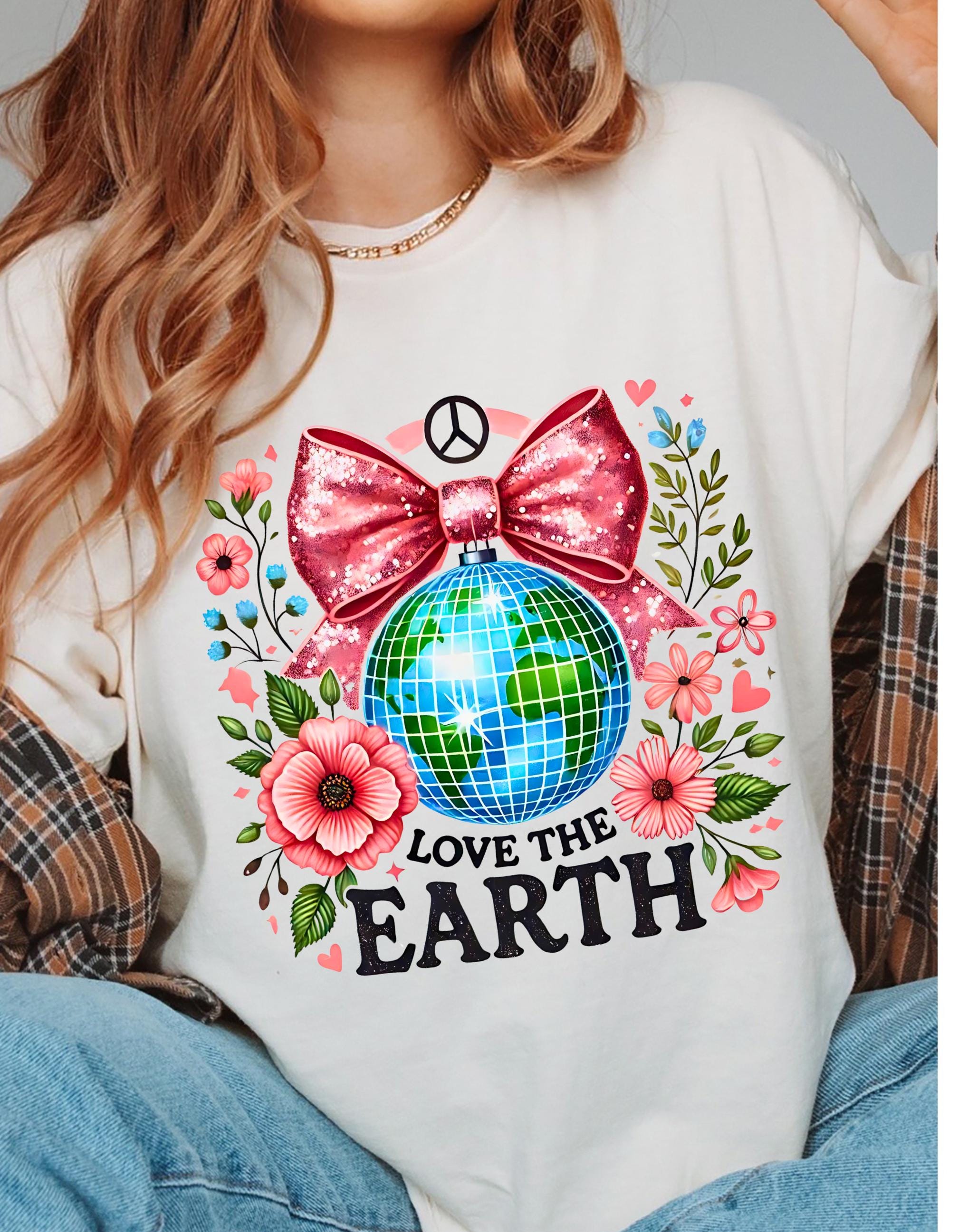 Personalisierbares Earth Day Love Unisex Garment-Dyed T-Shirt, Earth Day Shirt, Comfort Colors T-Shirt, Naturliebhaber Geschenk, Earth Day Celebration Top