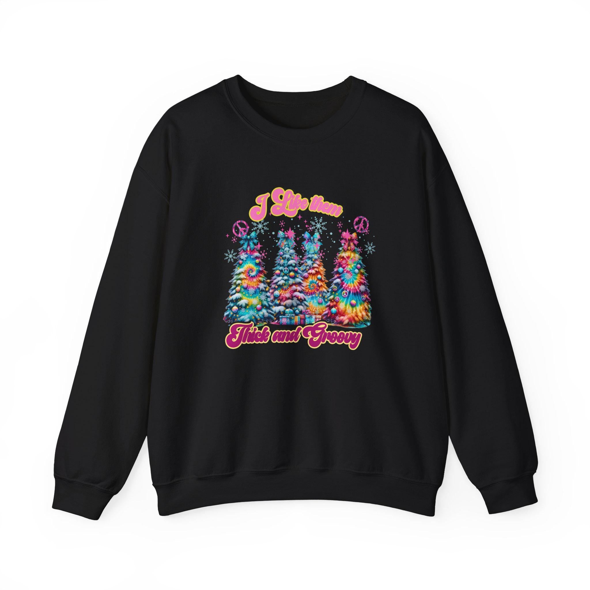 Weihnachtsbaum Dickes Fichten Sweatshirt, Winter Weihnachtspullover, Festlicher Weihnachtspullover, Gemütlicher Hütten-Crewneck, Unisex Weihnachtskleidung