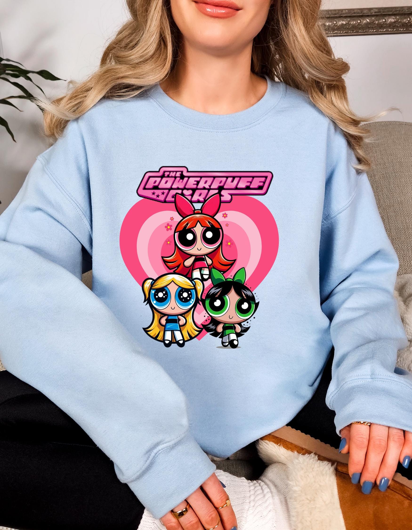 Superhero Trio Sweatshirt - Fun and Colorful Cartoon Apparel