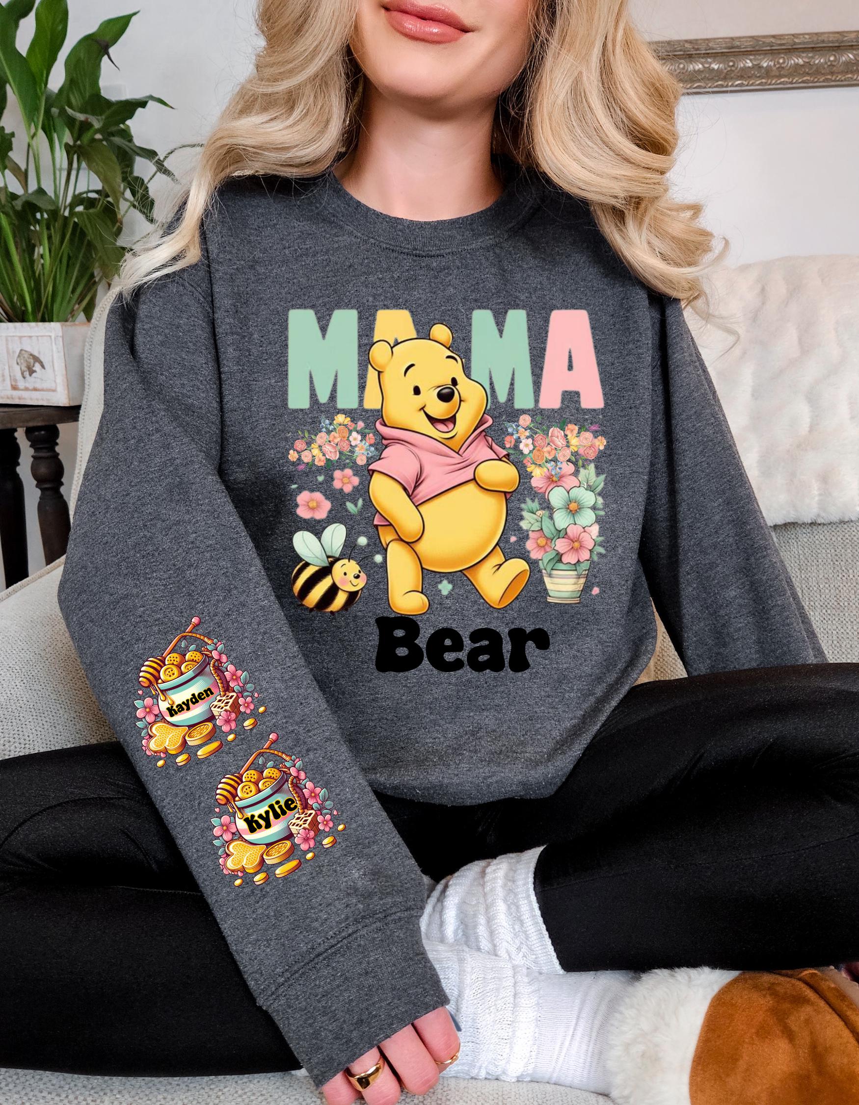 Personalized Mama Bear Sweatshirt - Cozy and Cute Custom Apparel