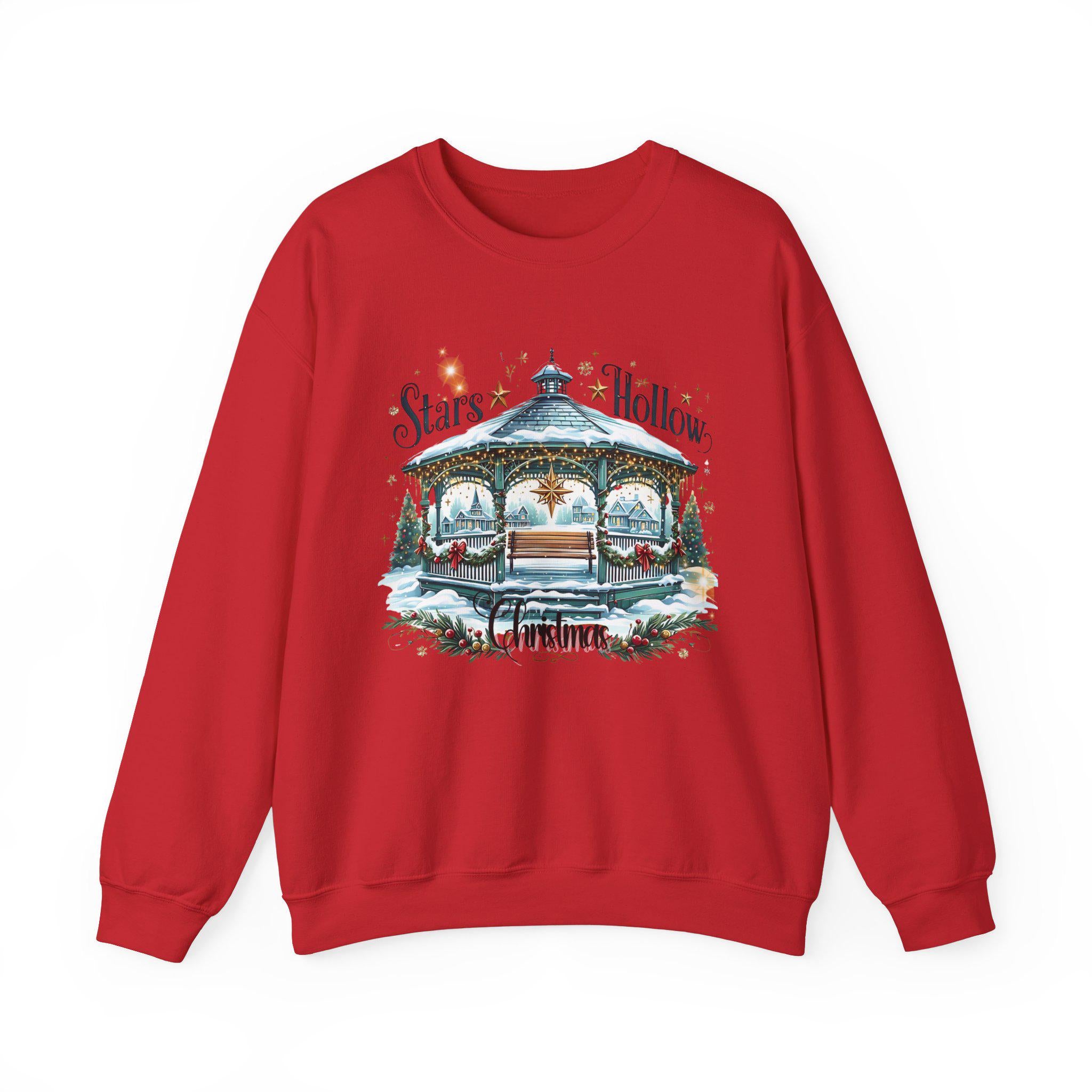 Stars Hollow Christmas Gazebo Sweatshirt, Crewneck Pullover, Gilmore Girls Weihnachtspullover, Winter gemütlicher Pullover, Festliche TV Show Kleidung