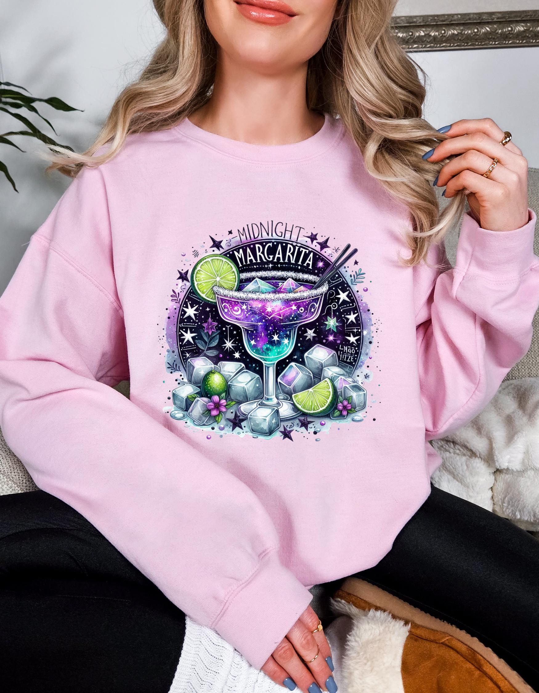 Midnight Margaritas Sweatshirt - Fun and Casual Graphic Apparel