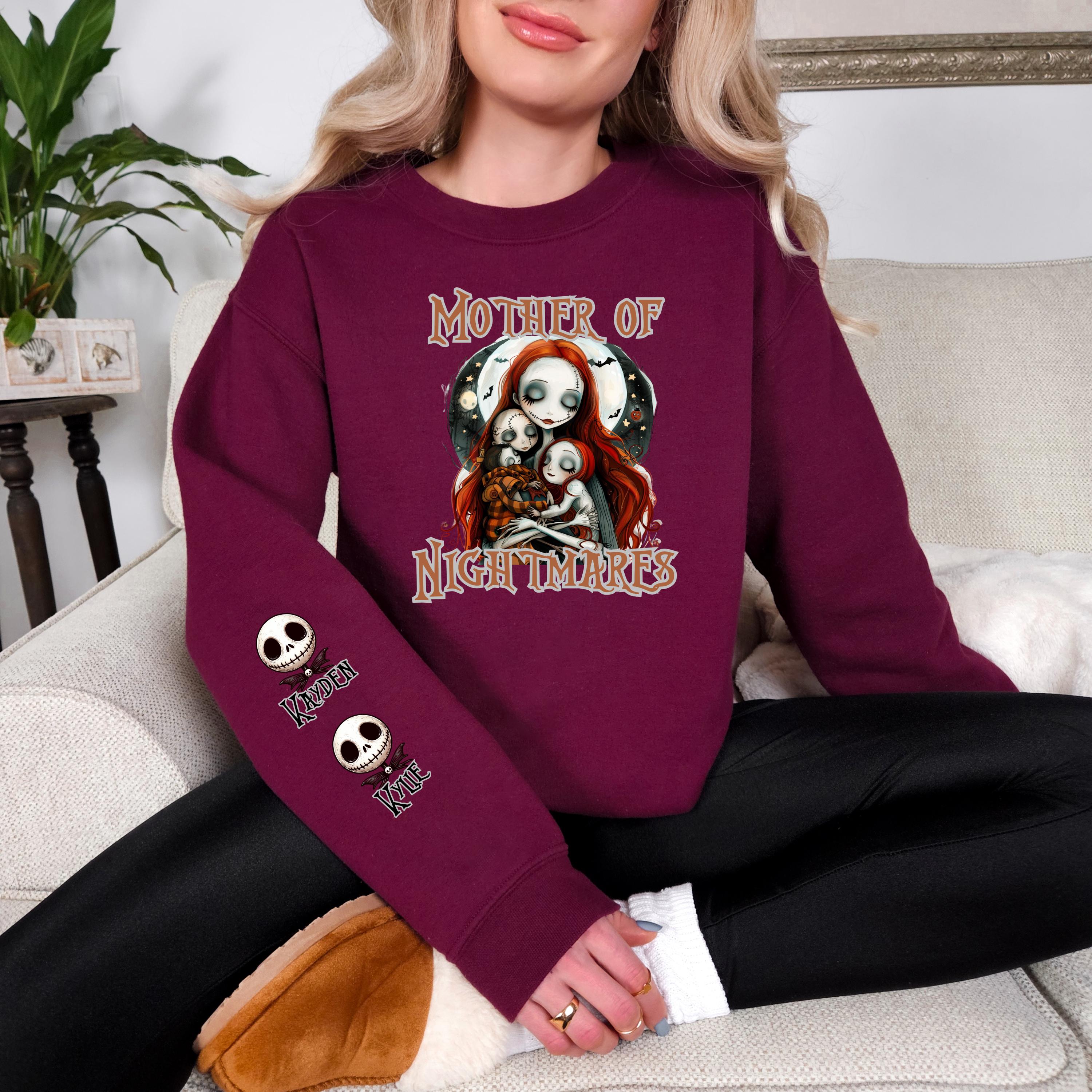 Personalizable Personalized Mother of Nightmares Sweatshirt - Custom Halloween Apparel