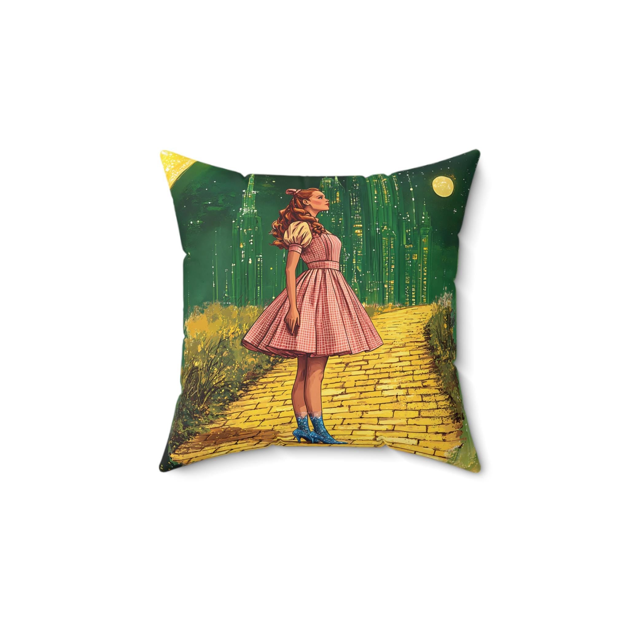 Personalizable Dorothy Throw Pillow - Kids Pillow, Kid Decor, Spun Polyester Square Cushion, Home Decor Accent, Cozy Nursery Pillow