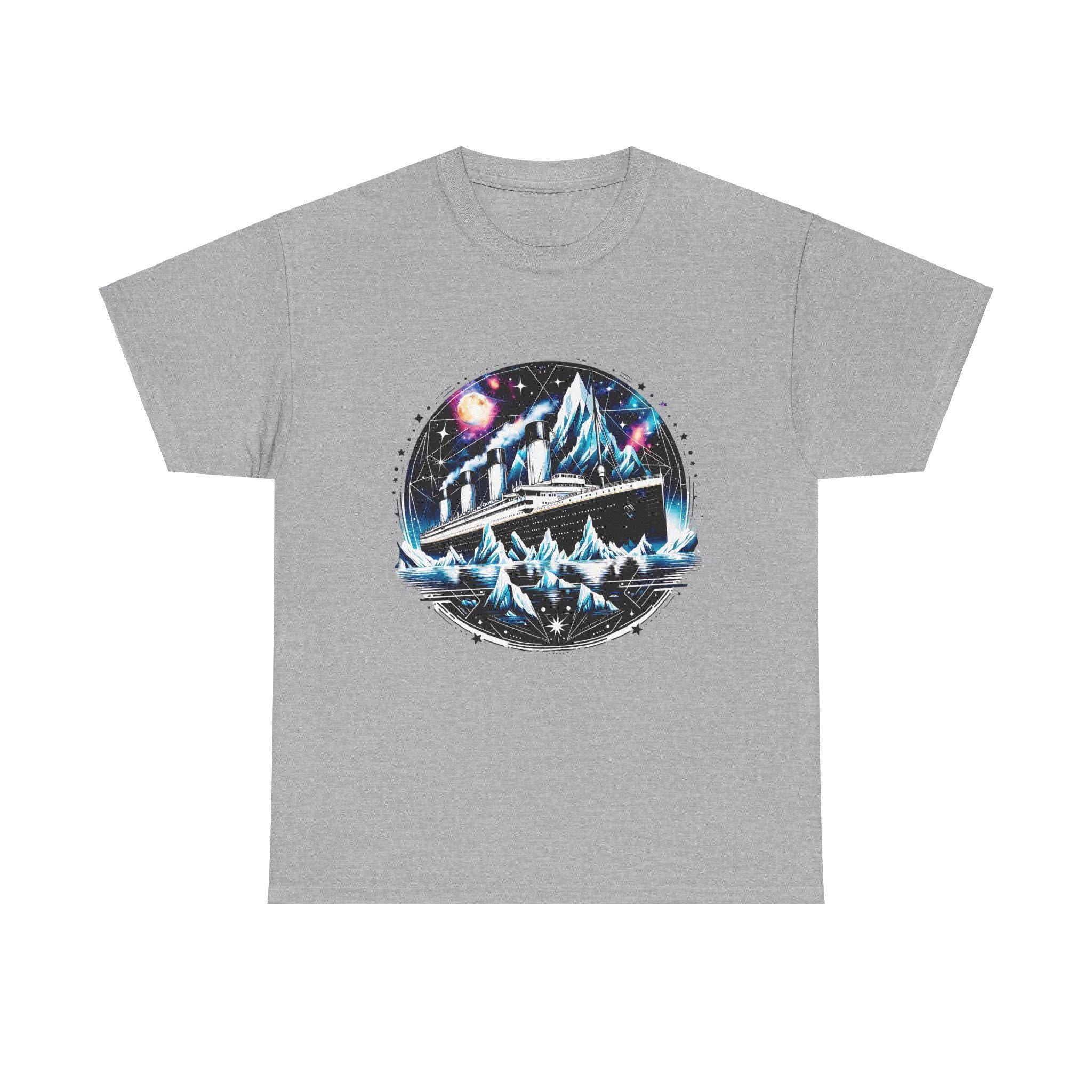 Personalizable Cosmic Galaxy Titanic tshirt, Space Gift, Nebula Present, Astronomy Clothing, Celestial Jumper