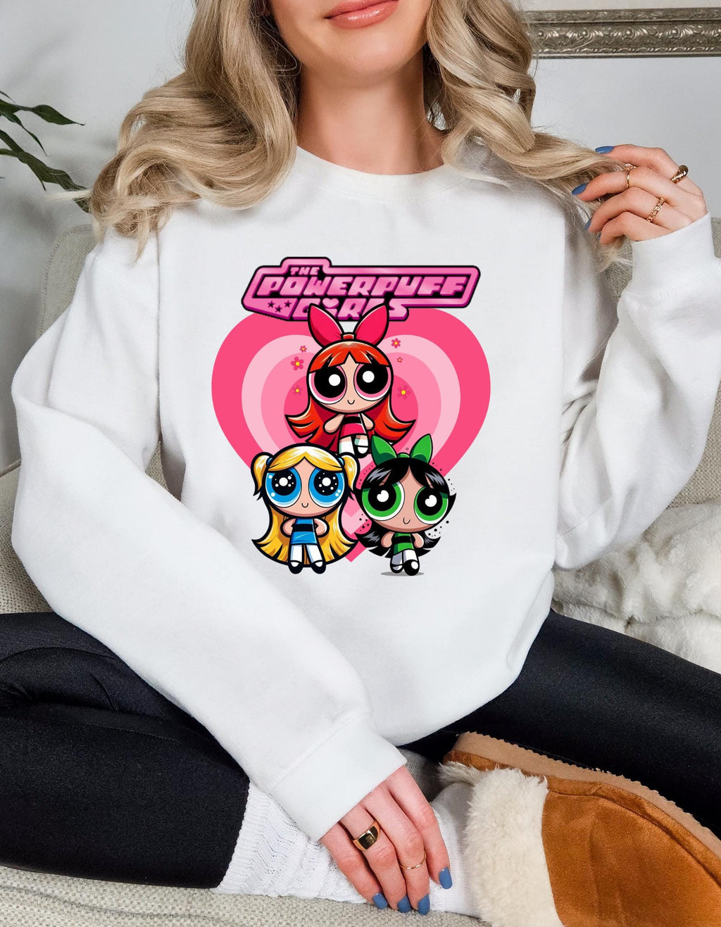 Superhero Trio Sweatshirt - Fun and Colorful Cartoon Apparel