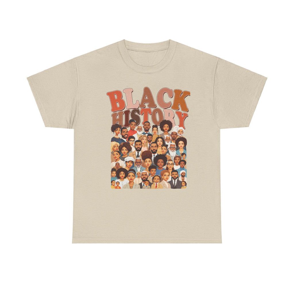 Parody Black History Collage Unisex Tee: Celebrate African American Heritage with Cultural Statement Apparel