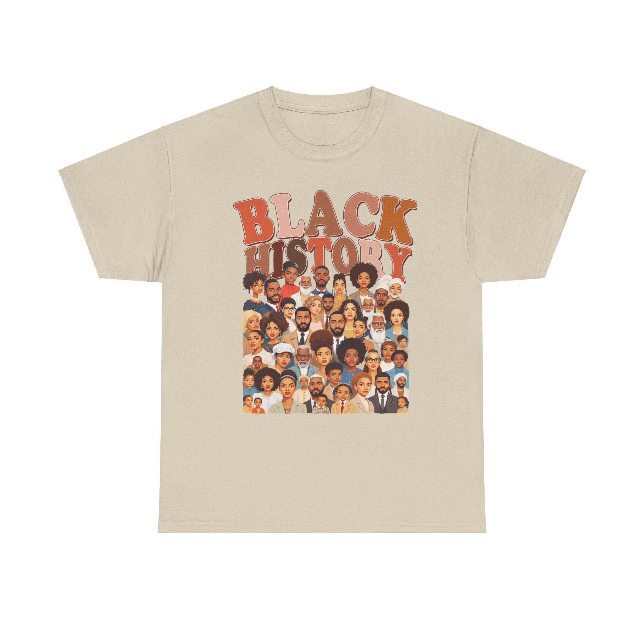 Parody Black History Collage Unisex Tee: Celebrate African American Heritage with Cultural Statement Apparel