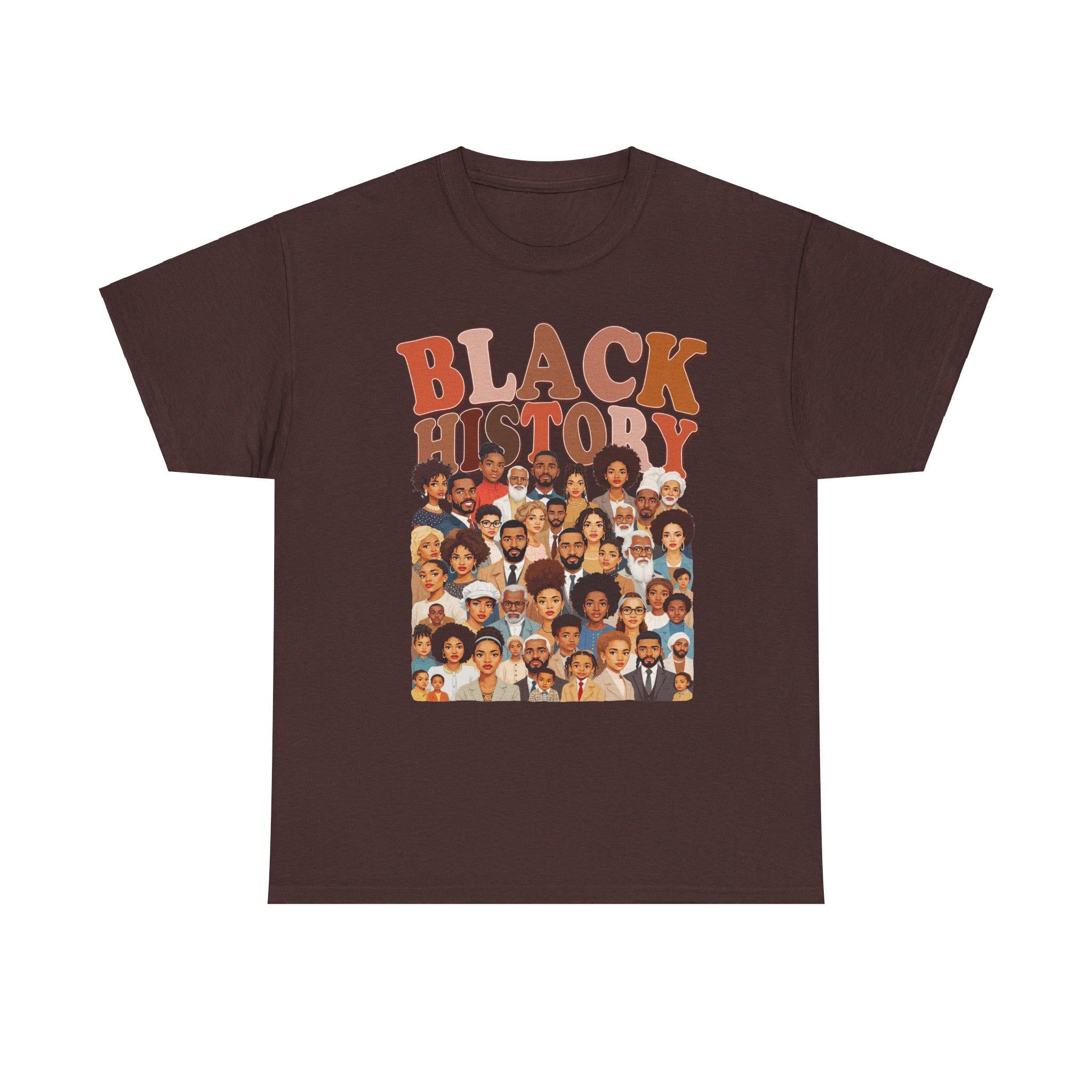 Parody Black History Collage Unisex Tee: Celebrate African American Heritage with Cultural Statement Apparel