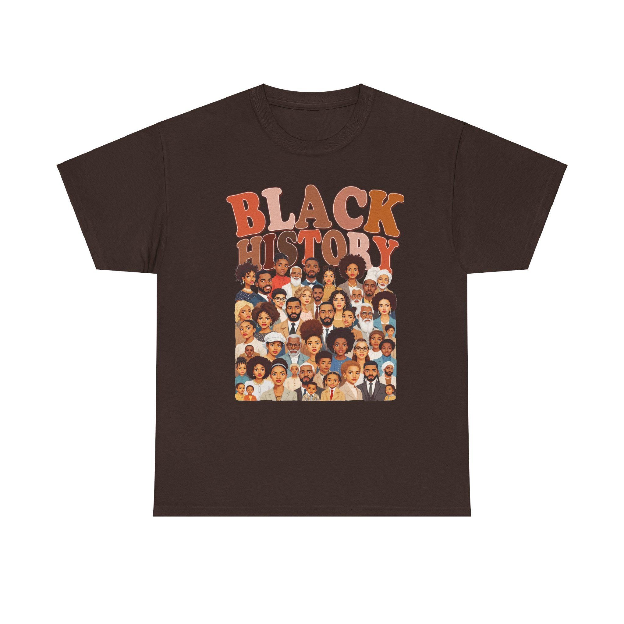 Parody Black History Collage Unisex Tee: Celebrate African American Heritage with Cultural Statement Apparel