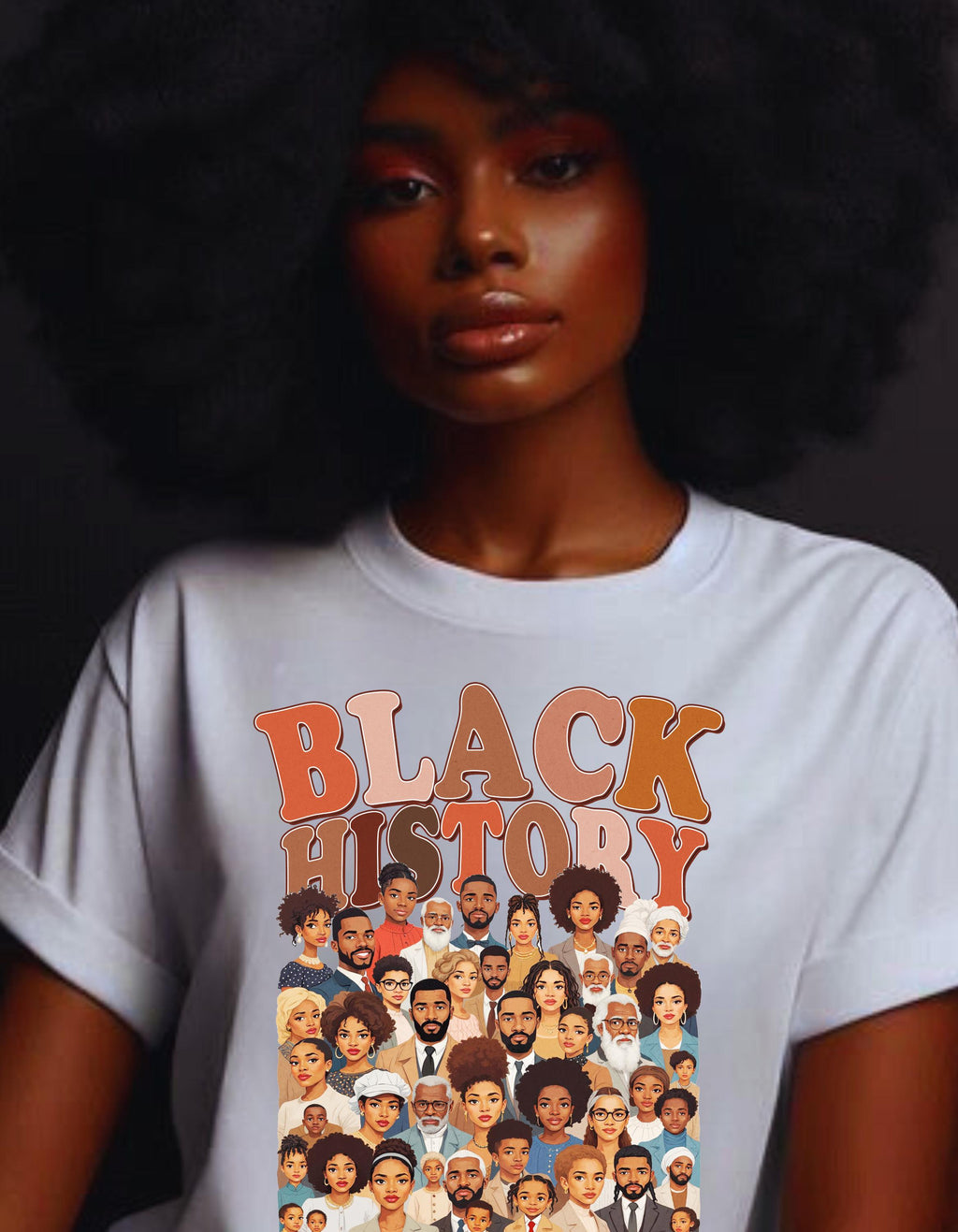 Parody Black History Collage Unisex Tee: Celebrate African American Heritage with Cultural Statement Apparel
