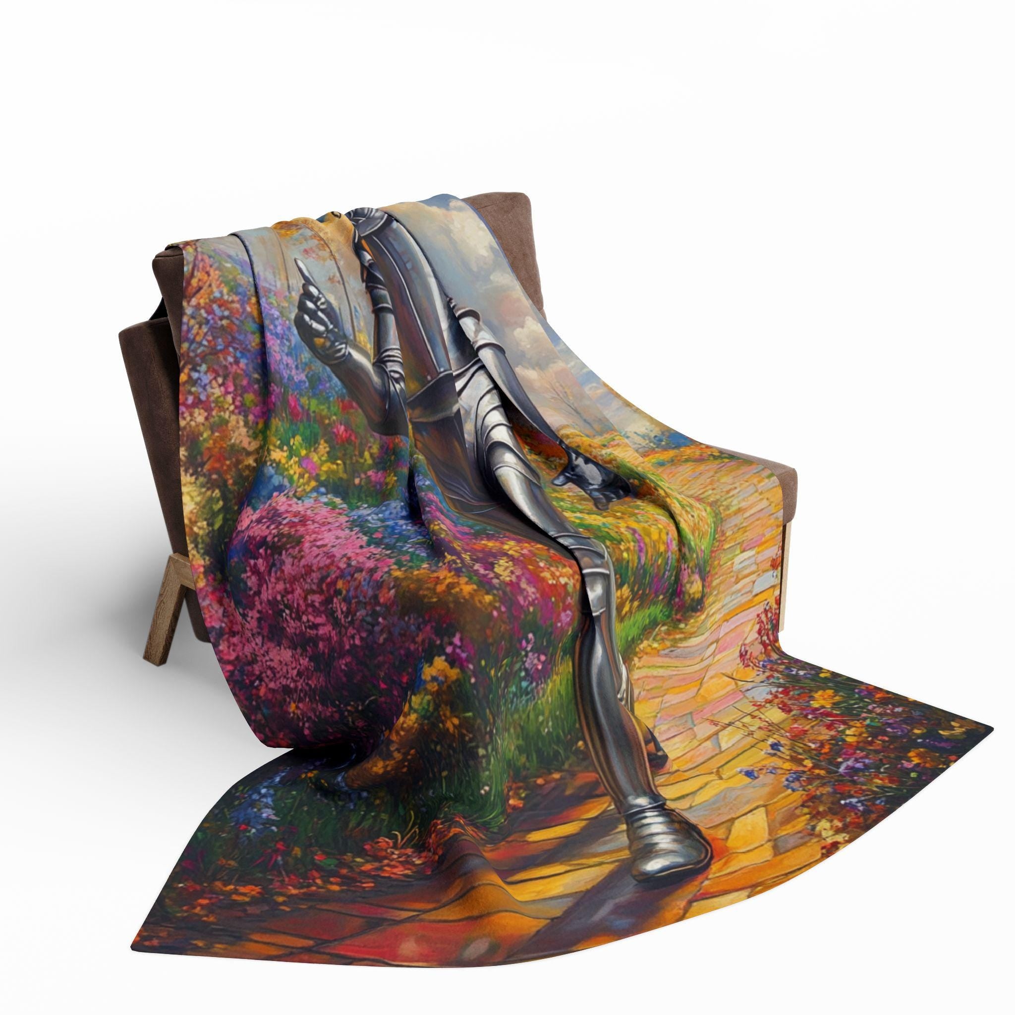 Whimsical Wizard Fleece Blanket: Vibrant Movie-Themed Throw for Cozy Home Decor