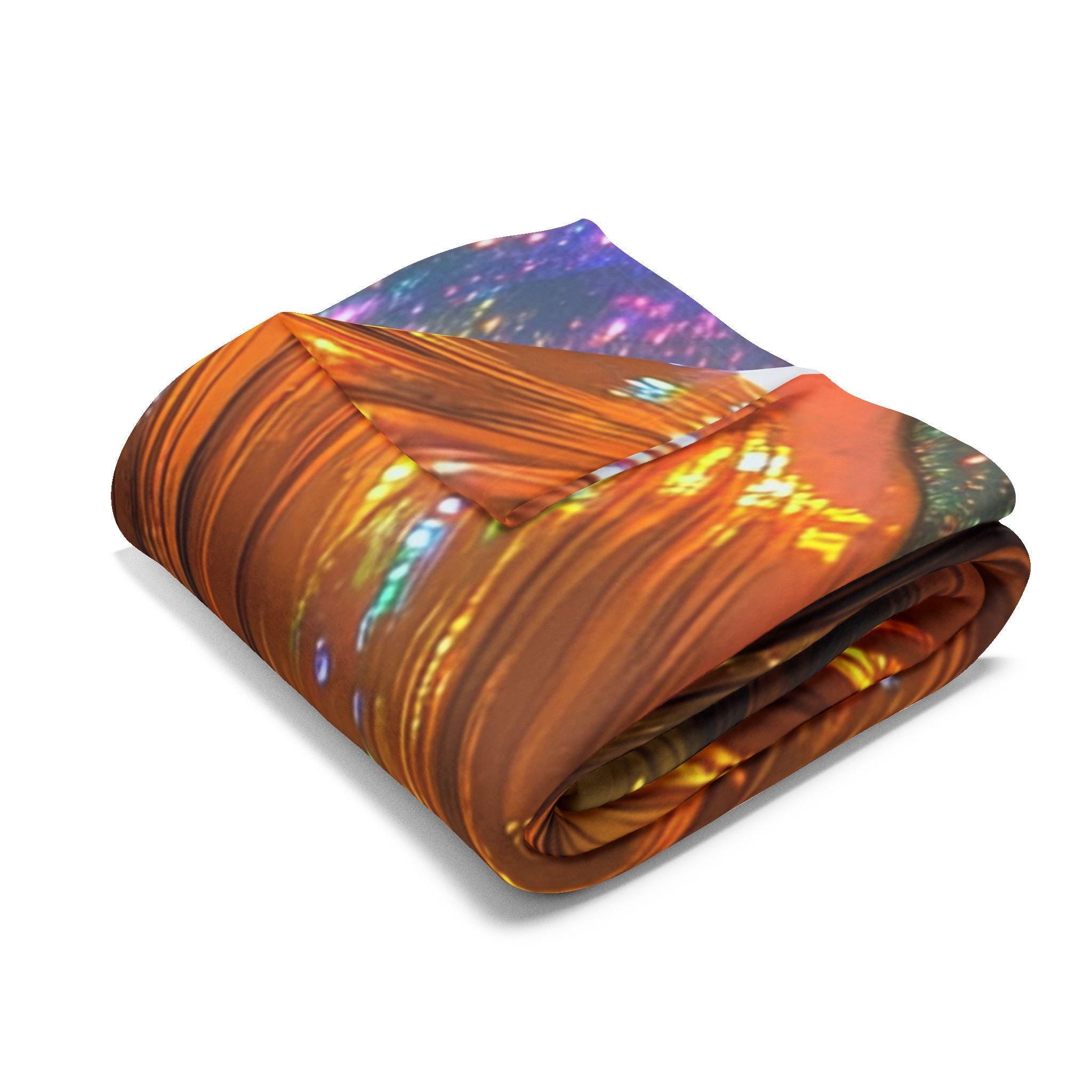 Celestial Dreams Fleece Throw: Mesmerizing Galaxy Art Blanket for Space Enthusiasts & Cozy Nights