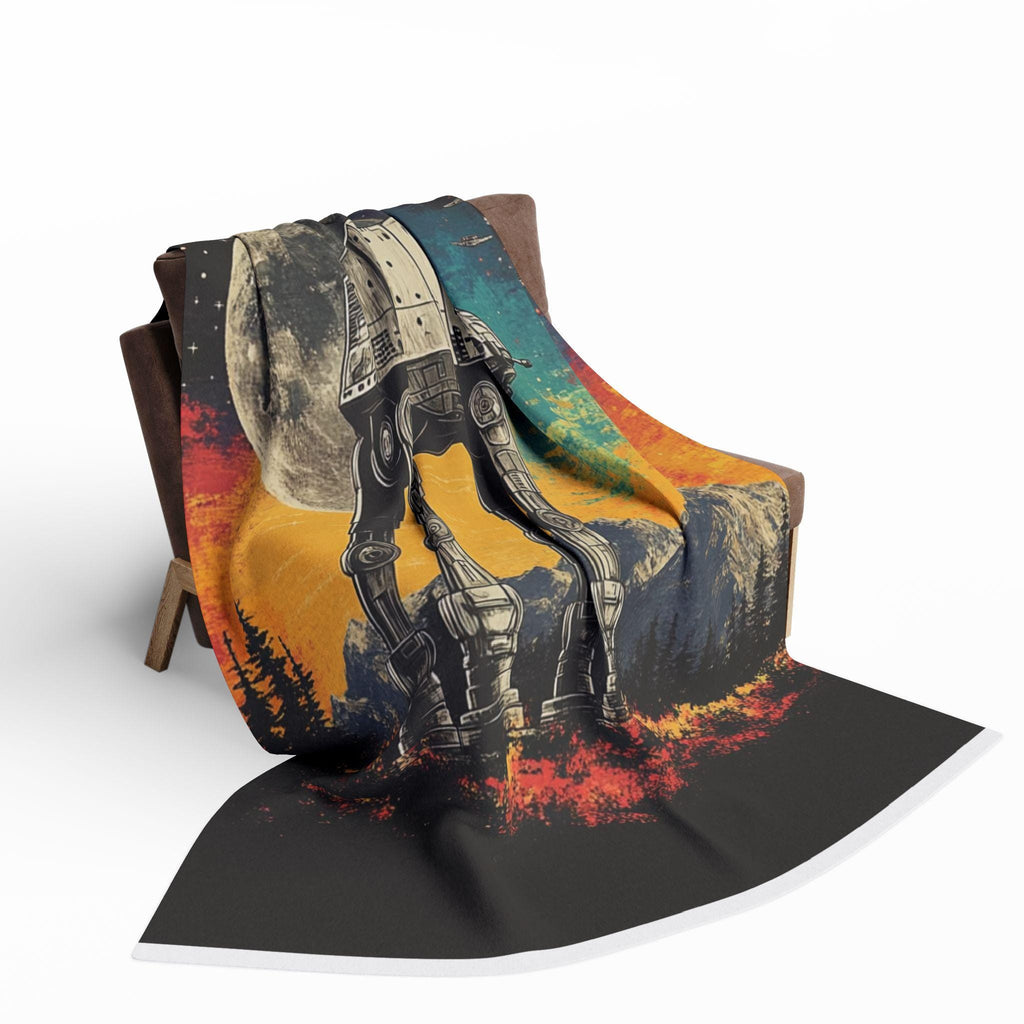 AT-AT Walker Fleece Throw: Star Wars Galactic Adventure Blanket