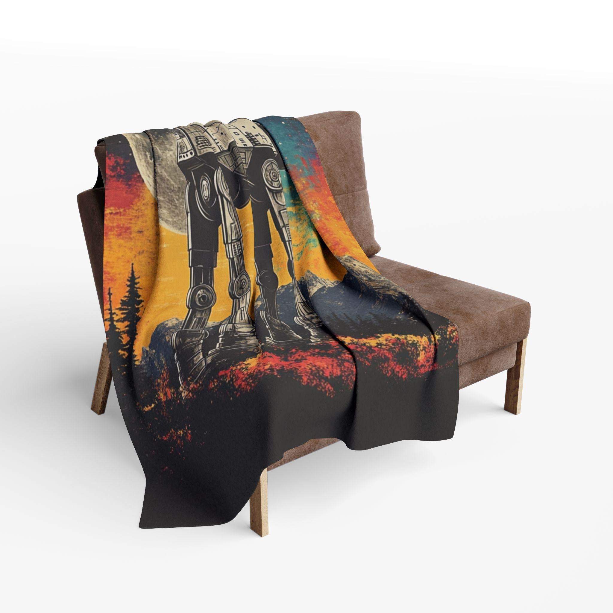 AT-AT Walker Fleece Throw: Star Wars Galactic Adventure Blanket