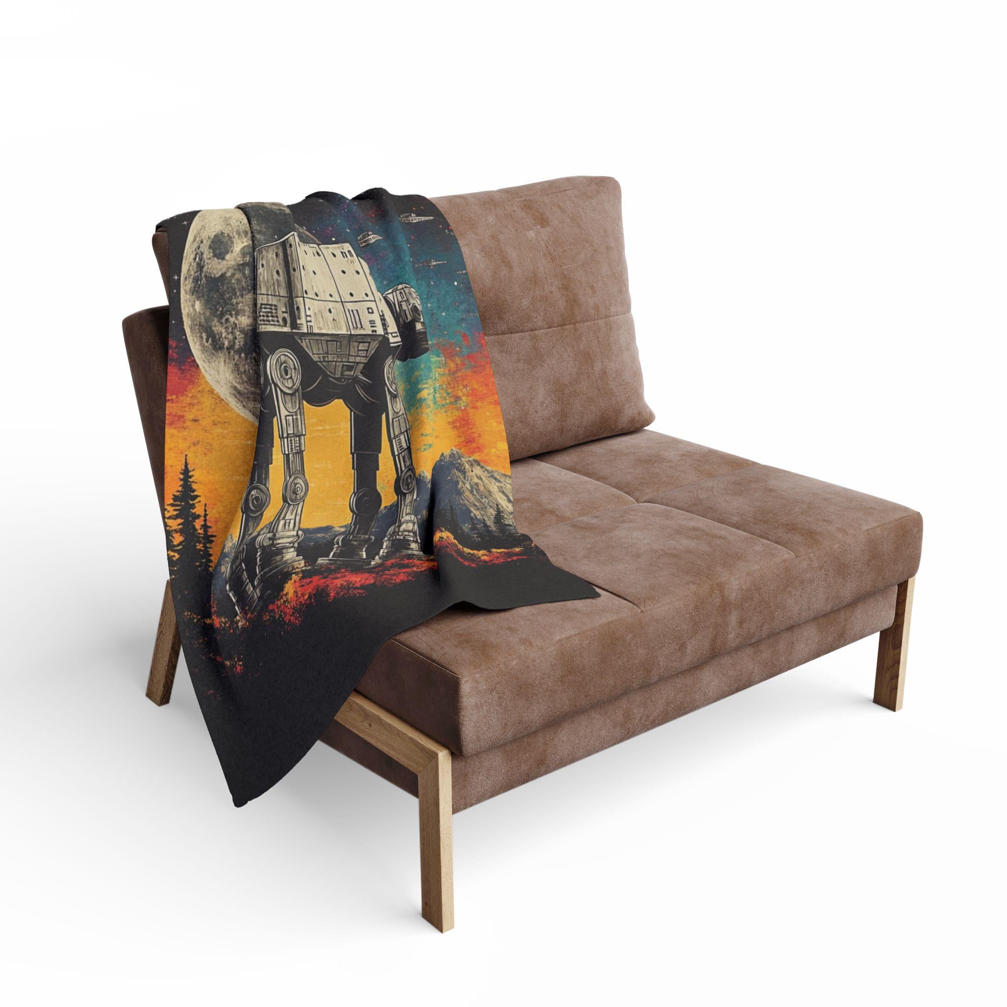 AT-AT Walker Fleece Throw: Star Wars Galactic Adventure Blanket