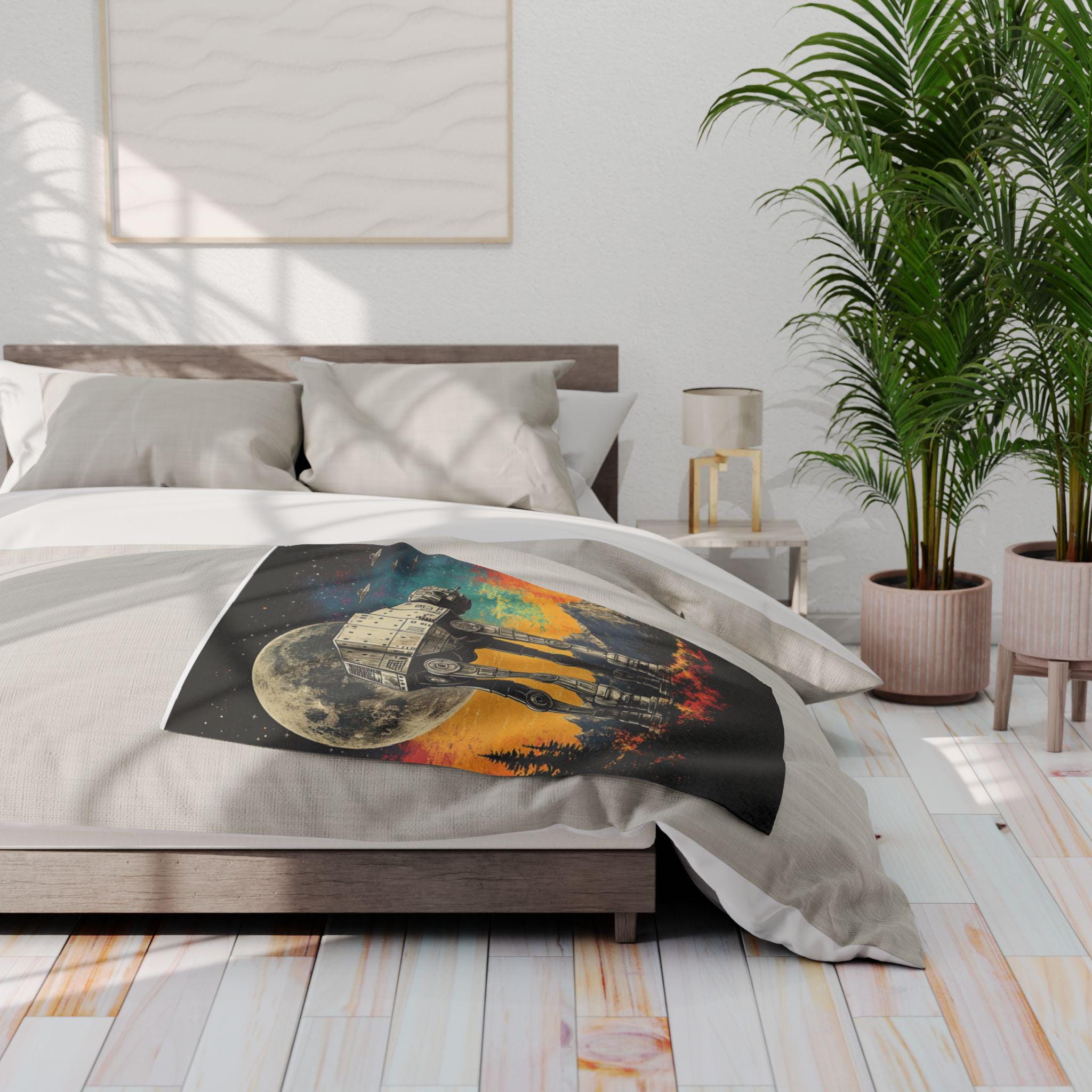 AT-AT Walker Fleece Throw: Star Wars Galactic Adventure Blanket