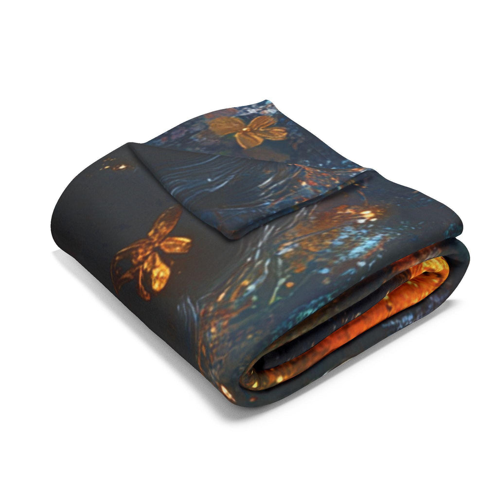 Parody Bohemian Arctic Fleece Throw: Cozy, Colorful Art Blanket for Home Decor & Gifting