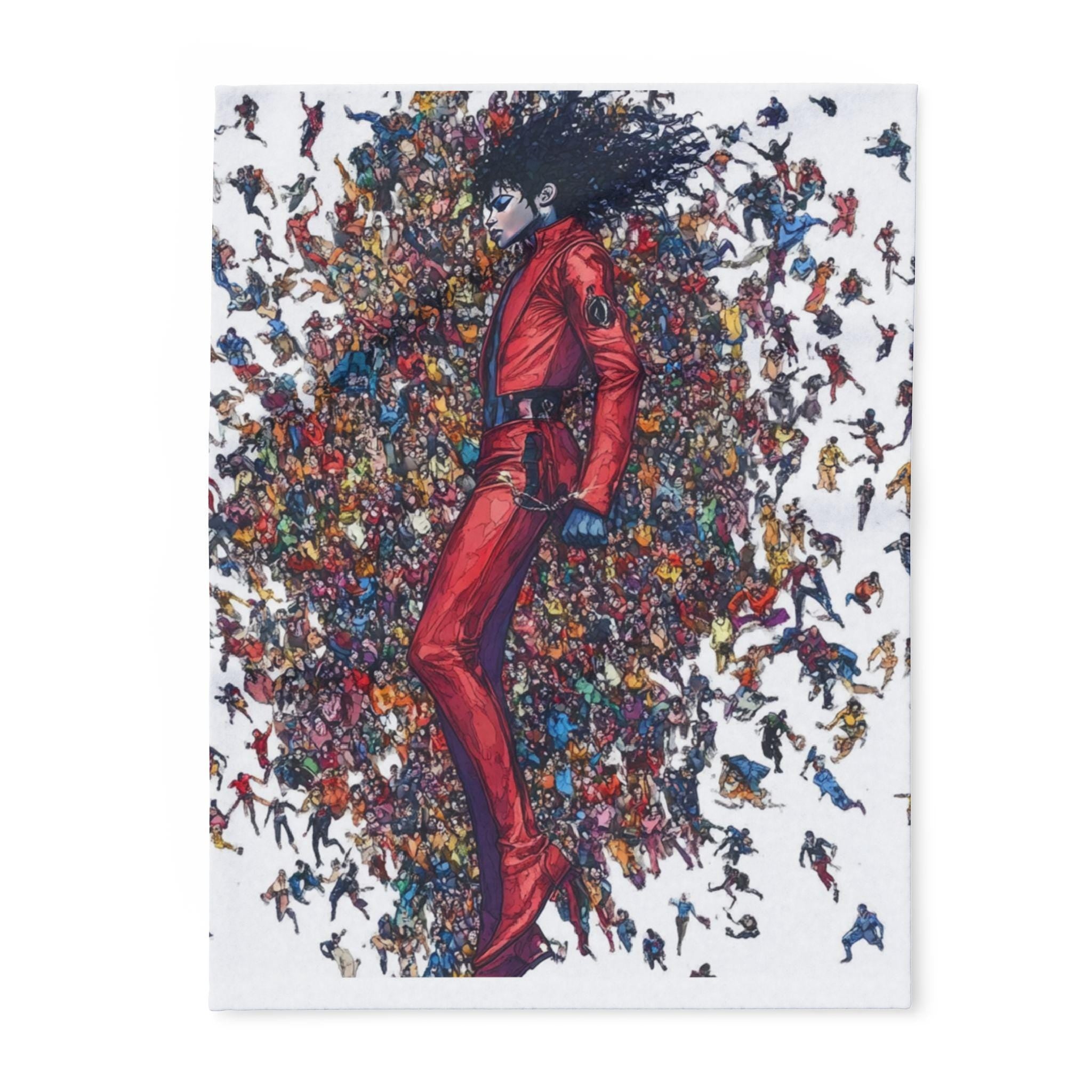 King of Pop Fleece Blanket: Black Excellence Arctic Throw
