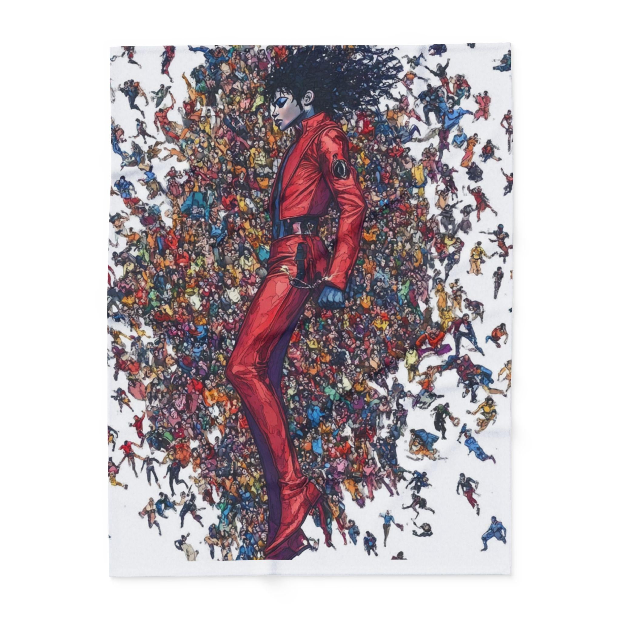 King of Pop Fleece Blanket: Black Excellence Arctic Throw