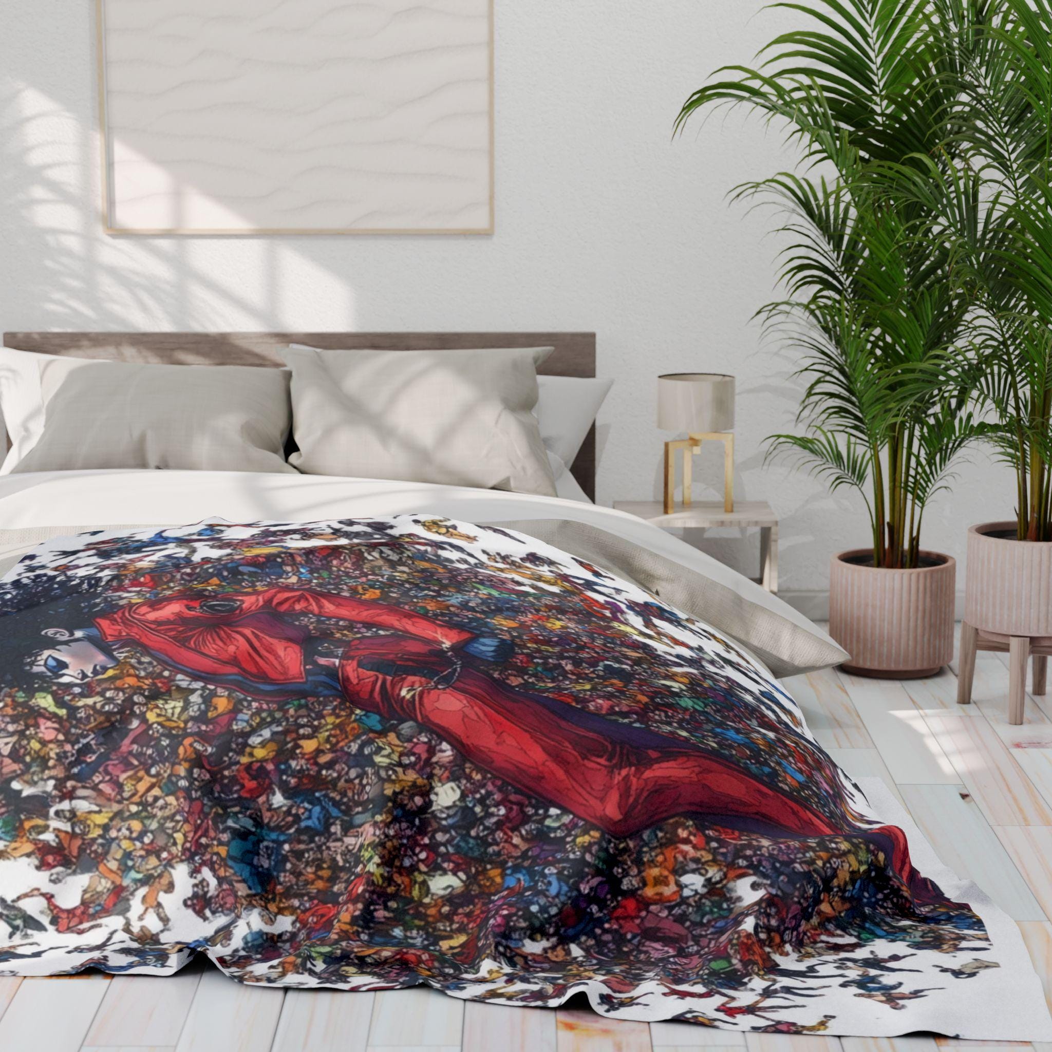 King of Pop Fleece Blanket: Black Excellence Arctic Throw