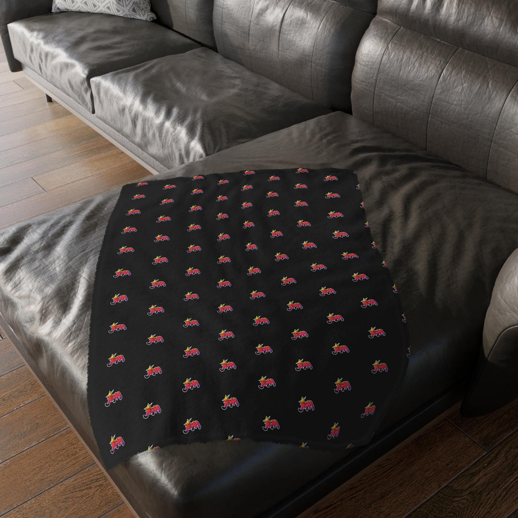 Jem and the Holograms Velveteen Blanket: 80s Cartoon Throw, Personalizable