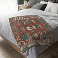 Personalized Book Lover Blanket: Butterfly Design Fleece Throw