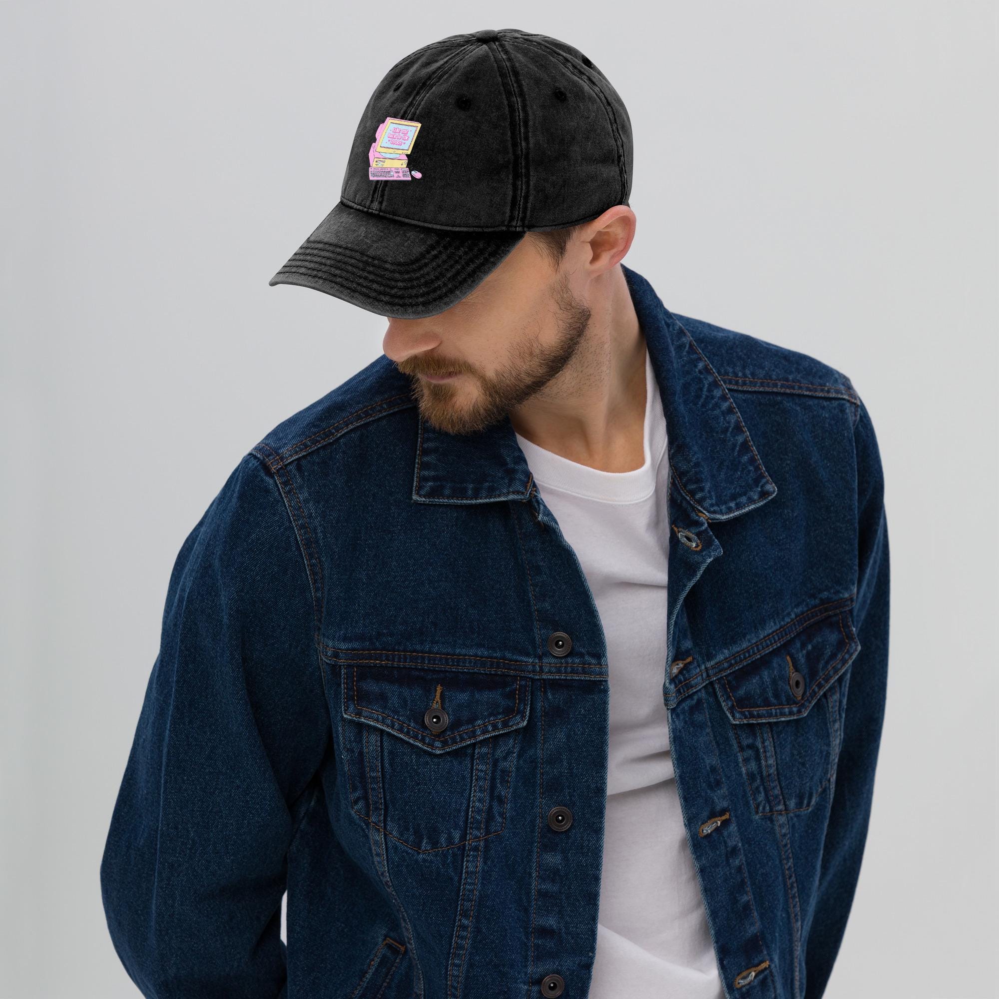 take Me Back to the Early 2000s" Distressed Dad Hat – Retro Embroidered Cap, Vintage Aesthetic, Nostalgic 2000s Style,
