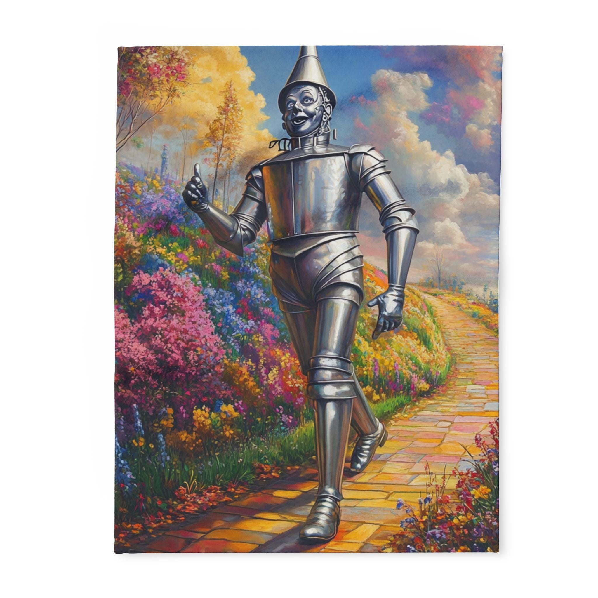Whimsical Wizard Fleece Blanket: Vibrant Movie-Themed Throw for Cozy Home Decor
