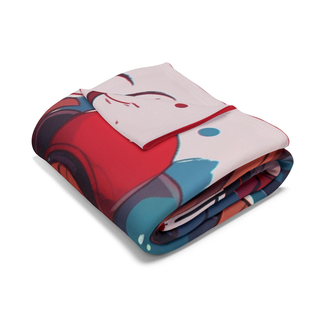 Creepy Clown Arctic Fleece Blanket: Horror Halloween Decor