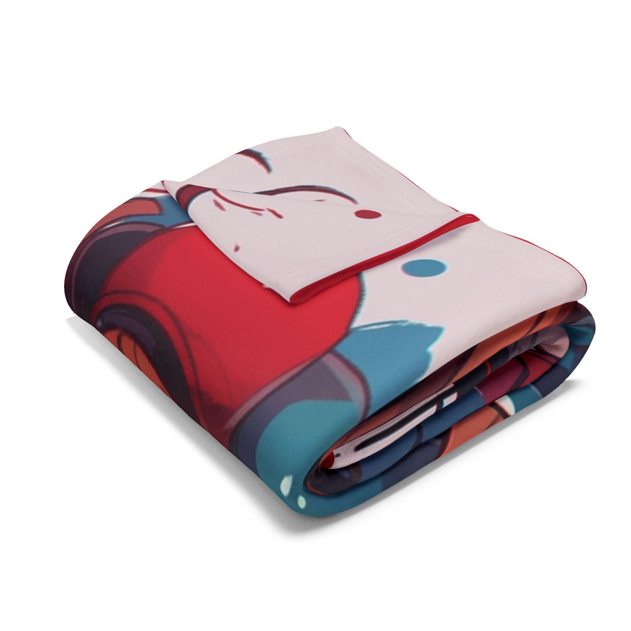 Creepy Clown Arctic Fleece Blanket: Horror Halloween Decor