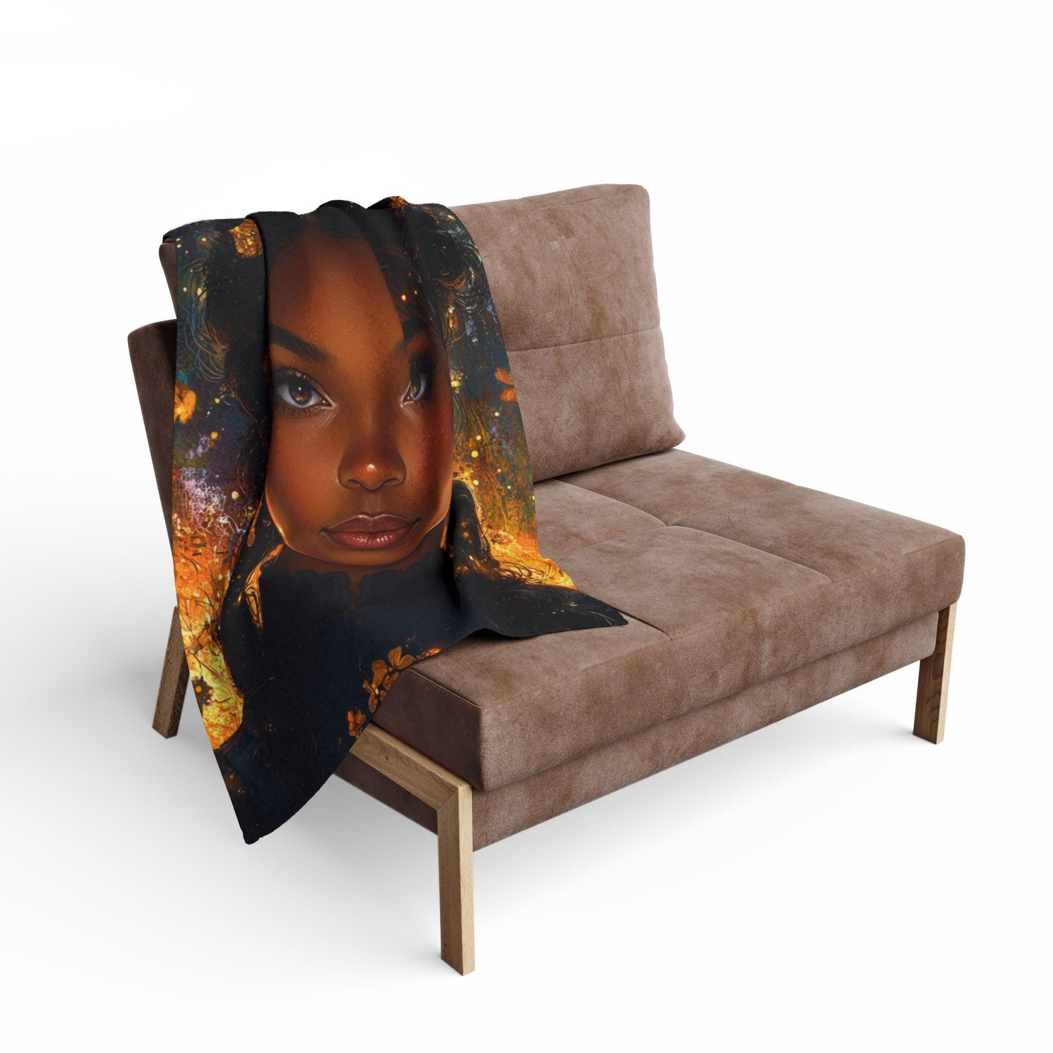 Parody Bohemian Arctic Fleece Throw: Cozy, Colorful Art Blanket for Home Decor & Gifting