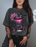 Sip Pretty Stay Spooky T-Shirt: Halloween Graphic Tee, Vintage Style