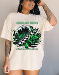Ghoulish Waves T-shirt: Halloween Surf Tee, Retro Style