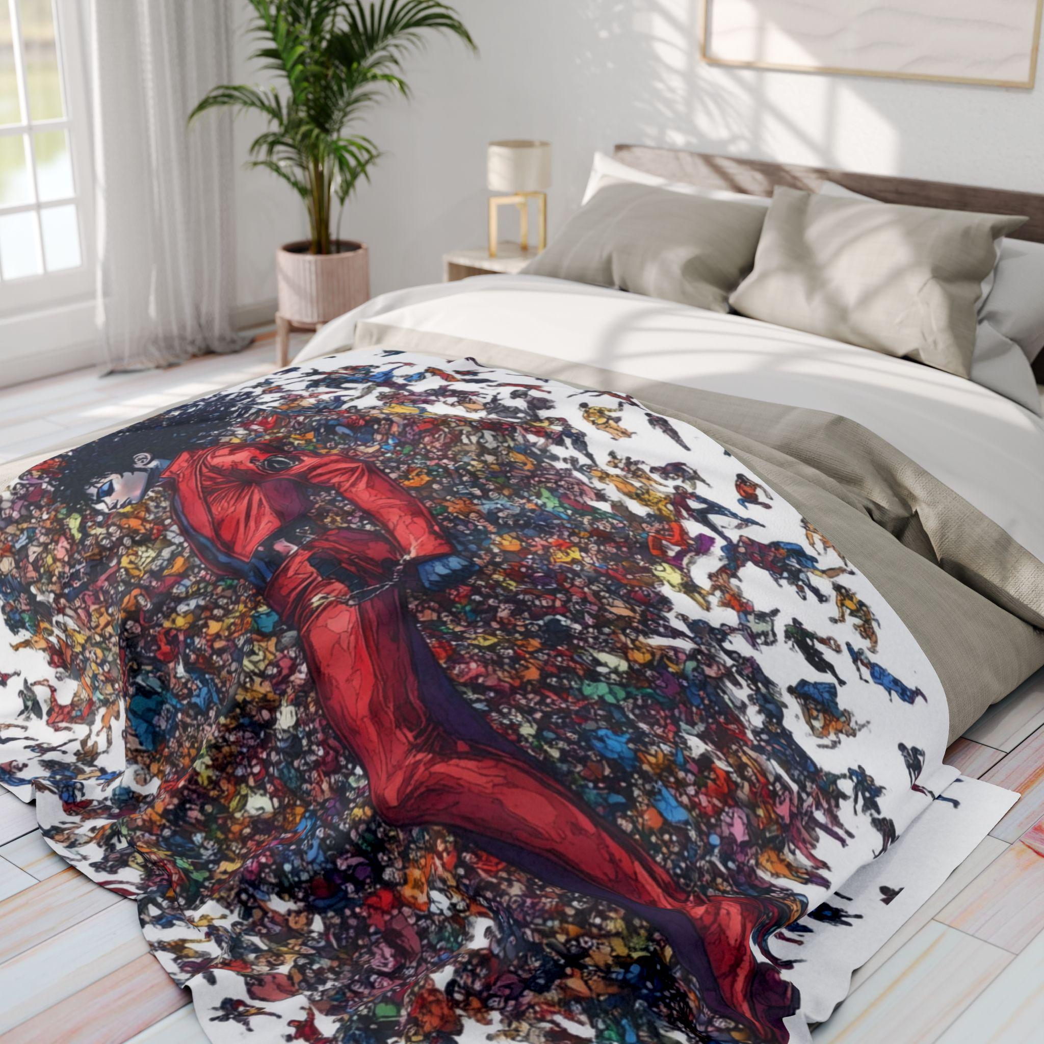 King of Pop Fleece Blanket: Black Excellence Arctic Throw