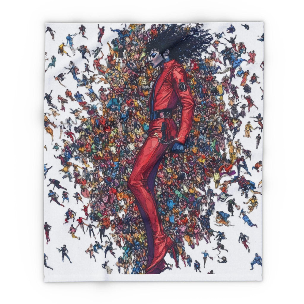 King of Pop Fleece Blanket: Black Excellence Arctic Throw