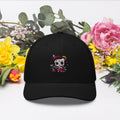 Day of the Dead Trucker Hat – Skeleton Cat Sugar Skull Cap – Día de los Muertos Festival Hat