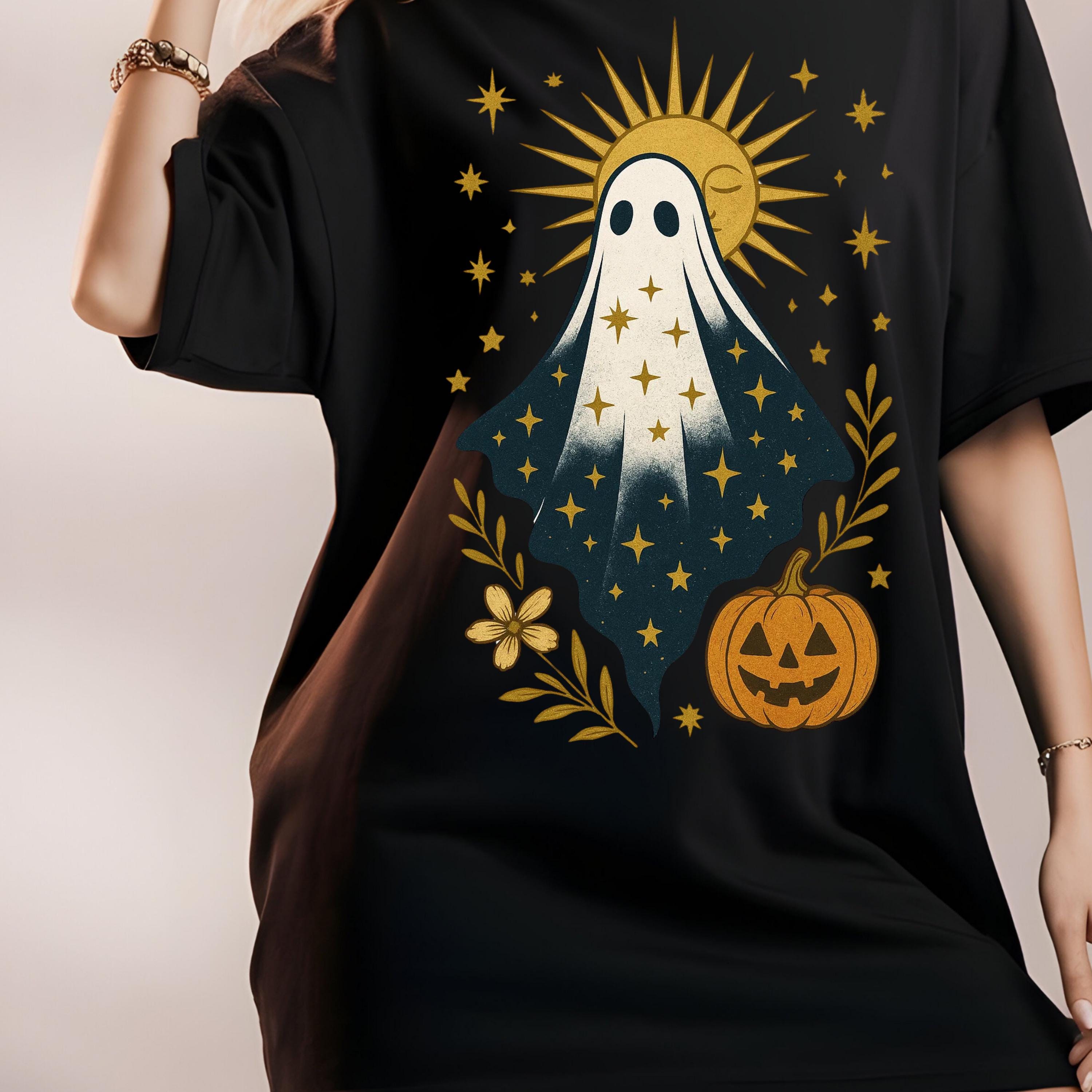 Parody Spooky Ghost Halloween Tee | Unisex Graphic Shirt | Fall Fashion | Trick or Treat Outfit