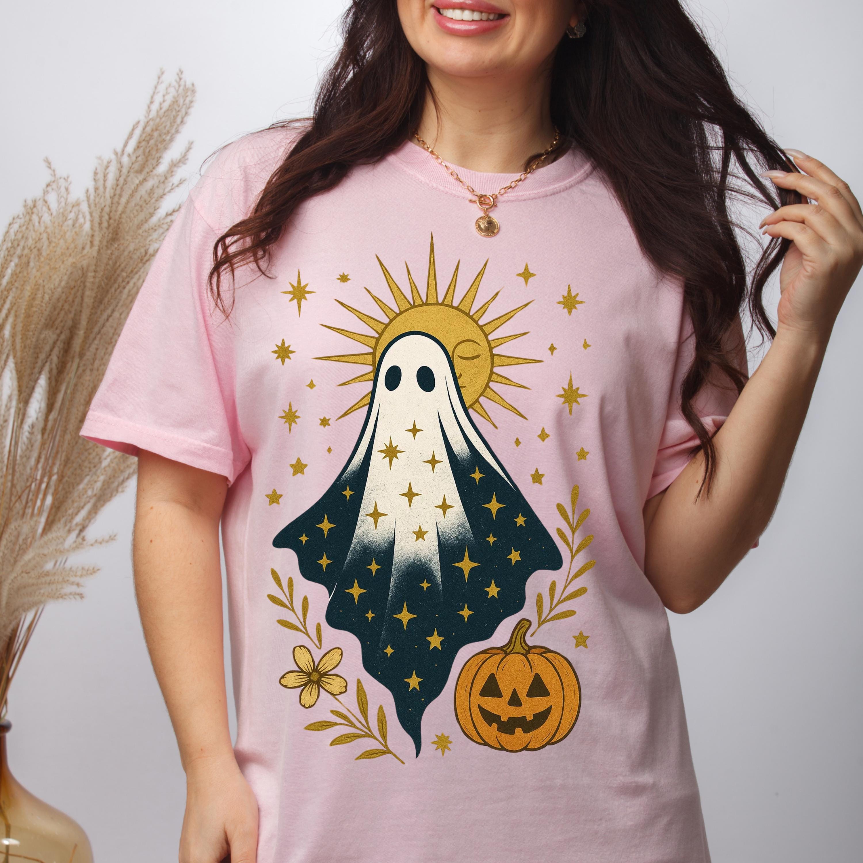 Parody Spooky Ghost Halloween Tee | Unisex Graphic Shirt | Fall Fashion | Trick or Treat Outfit