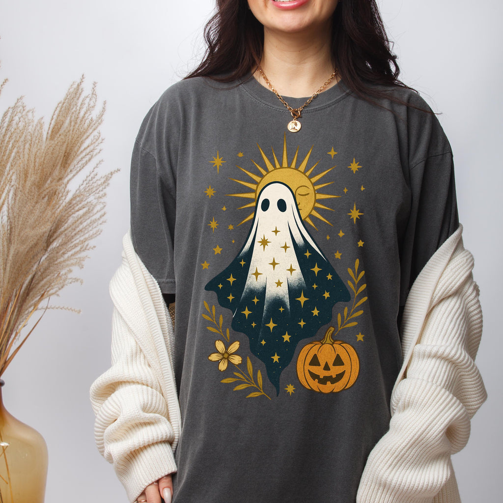 Parody Spooky Ghost Halloween Tee | Unisex Graphic Shirt | Fall Fashion | Trick or Treat Outfit