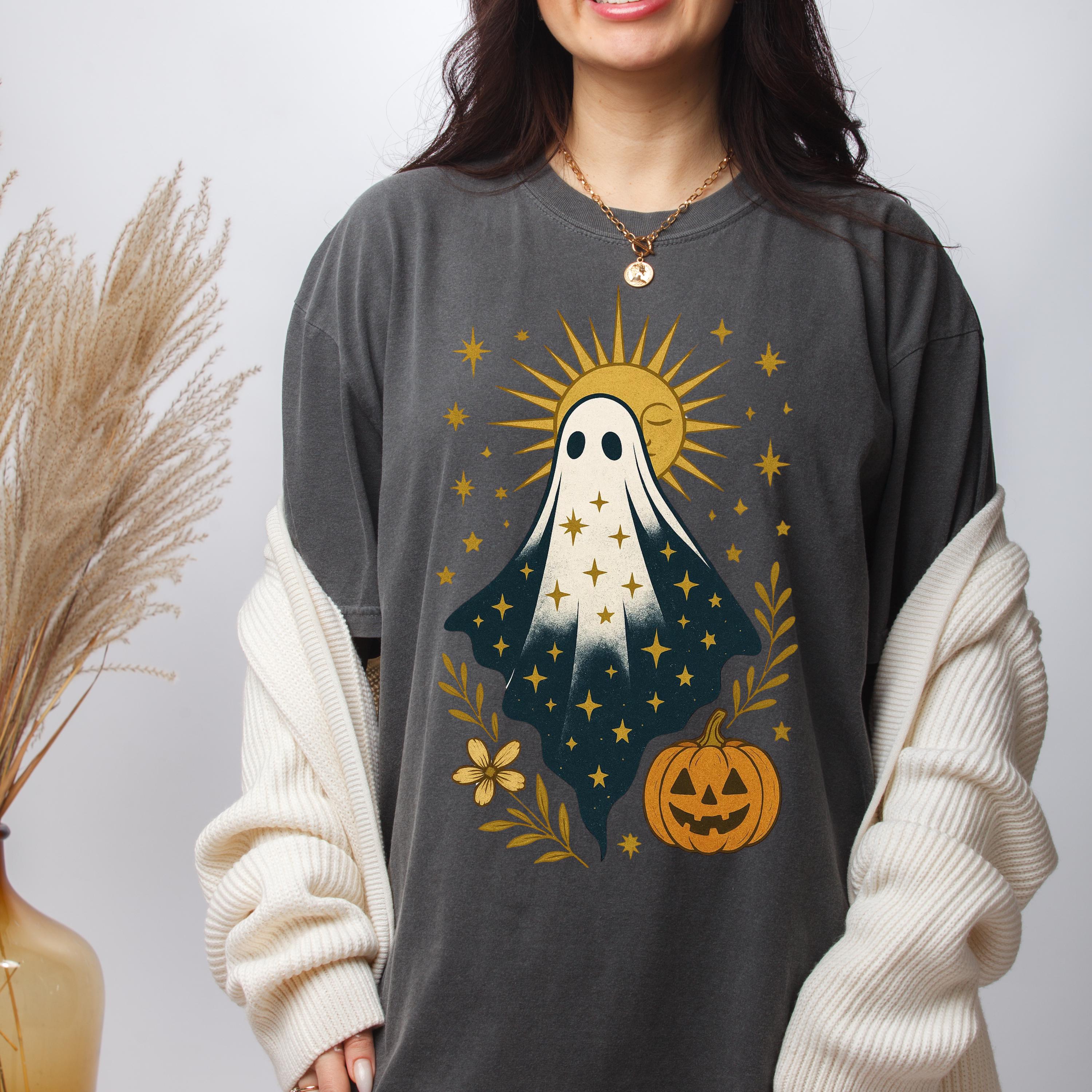 Parody Spooky Ghost Halloween Tee | Unisex Graphic Shirt | Fall Fashion | Trick or Treat Outfit