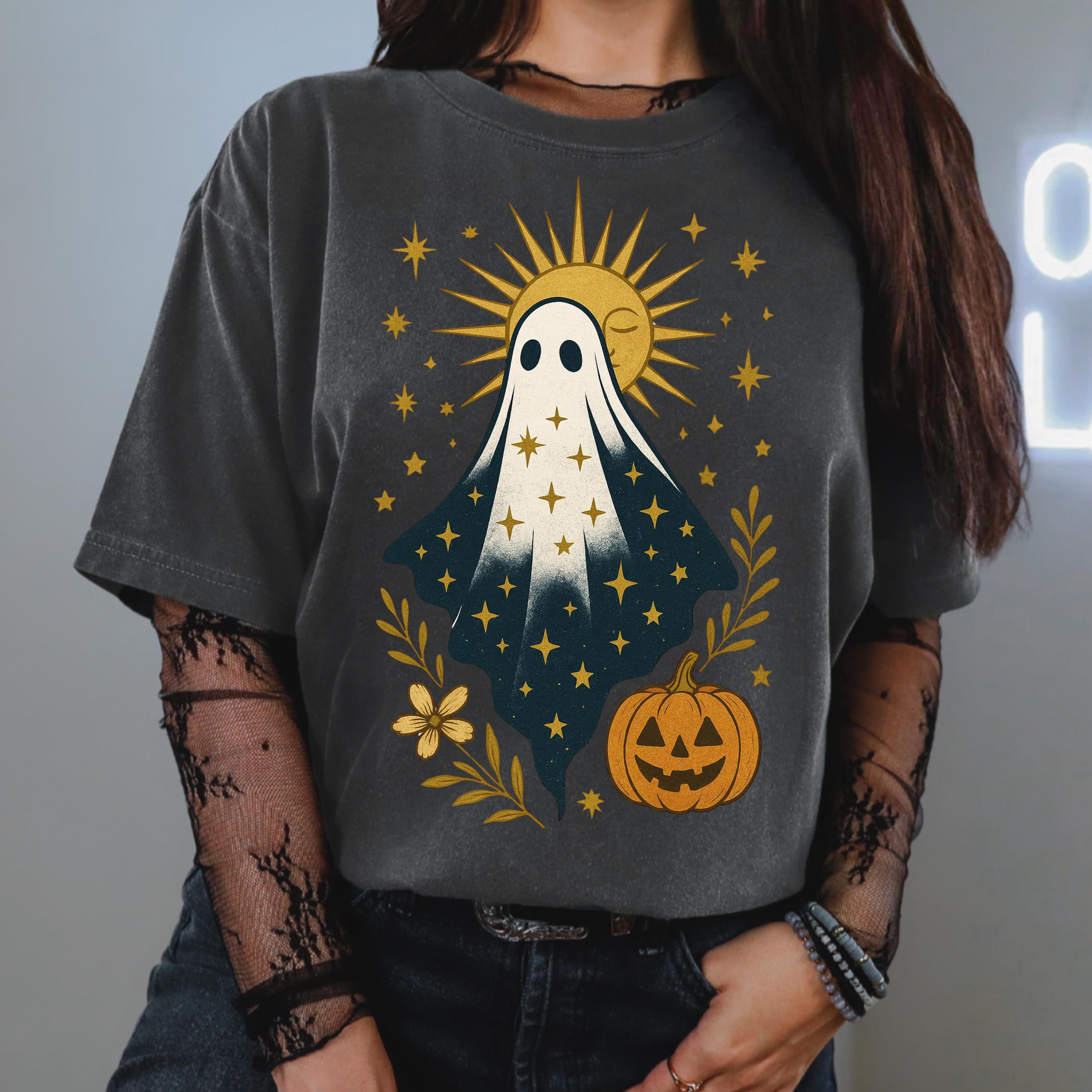 Parody Spooky Ghost Halloween Tee | Unisex Graphic Shirt | Fall Fashion | Trick or Treat Outfit