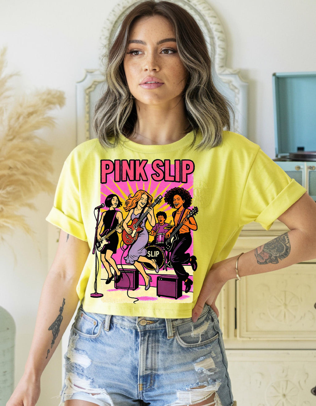 Retro Band T-Shirt: Unisex Garment-Dyed Rock Music Tee
