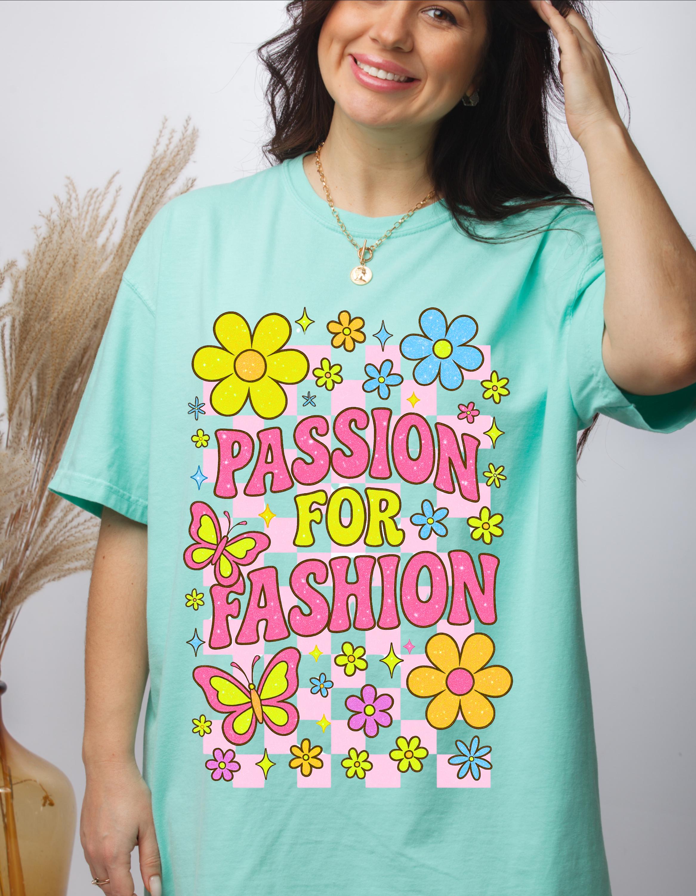 Floral Graphic T-shirt: Vintage Style, Passion for Fashion