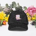 take Me Back to the Early 2000s" Distressed Dad Hat – Retro Embroidered Cap, Vintage Aesthetic, Nostalgic 2000s Style,