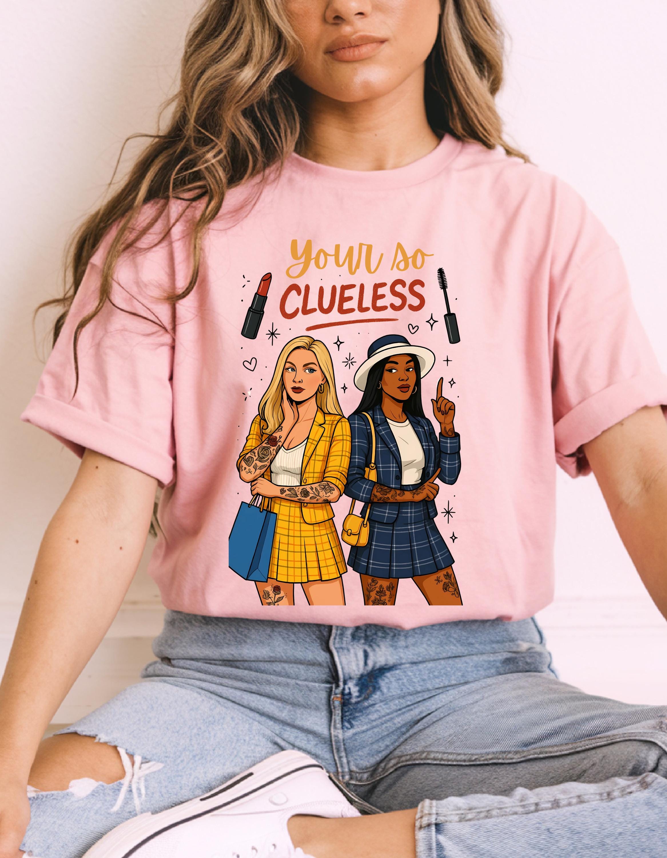 Clueless Graphic Tee | 90s Parody Fashion T-Shirt