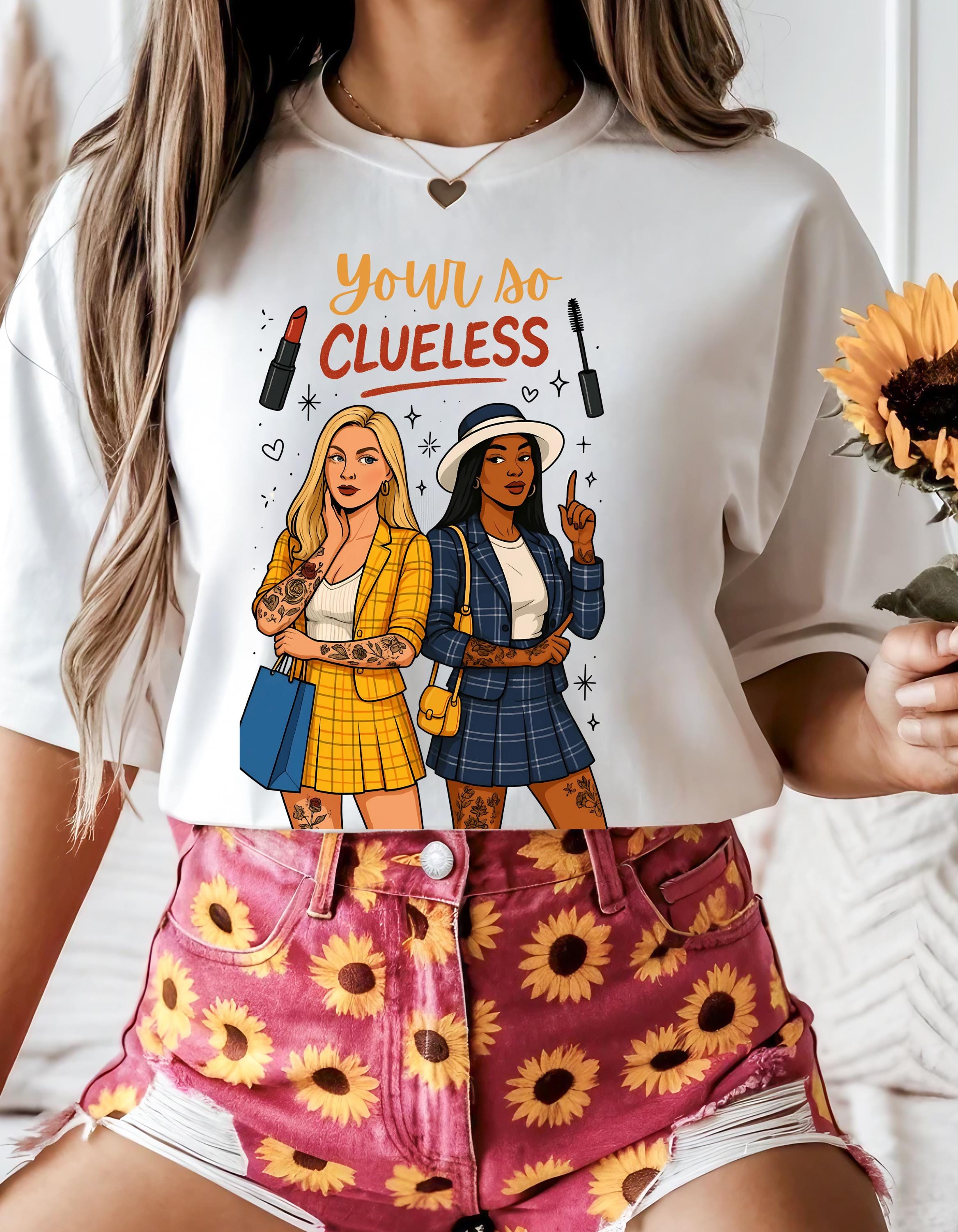 Clueless Graphic Tee | 90s Parody Fashion T-Shirt