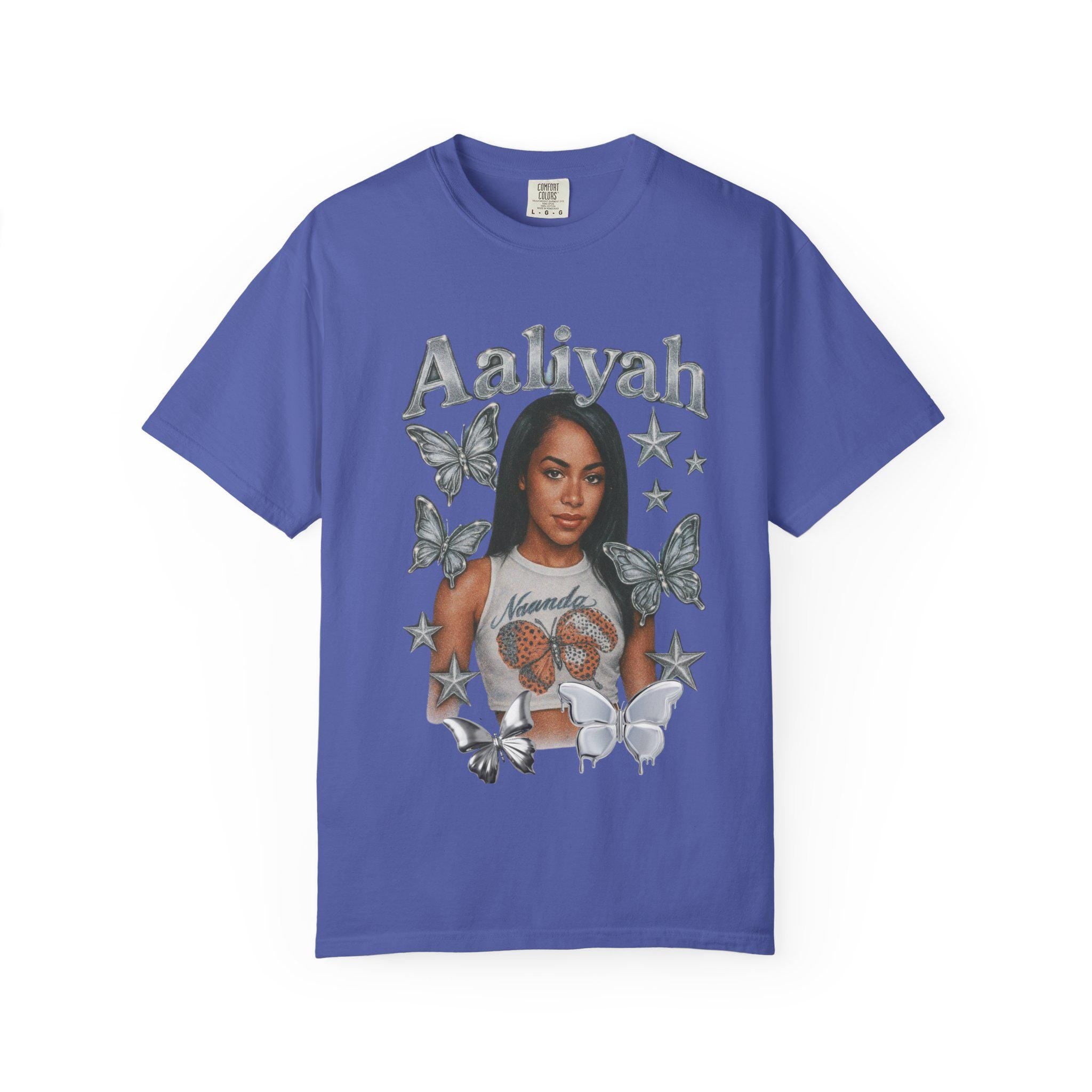 Aaliyah Butterfly T-Shirt: Vintage Inspired Music Tee