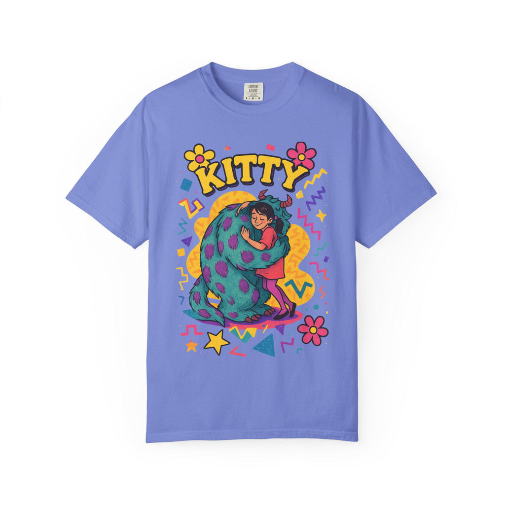 Parody Whimsical Kitty Graphic Tee: Fun Cat Lover Gift for Festivals, Birthdays & Cozy Days