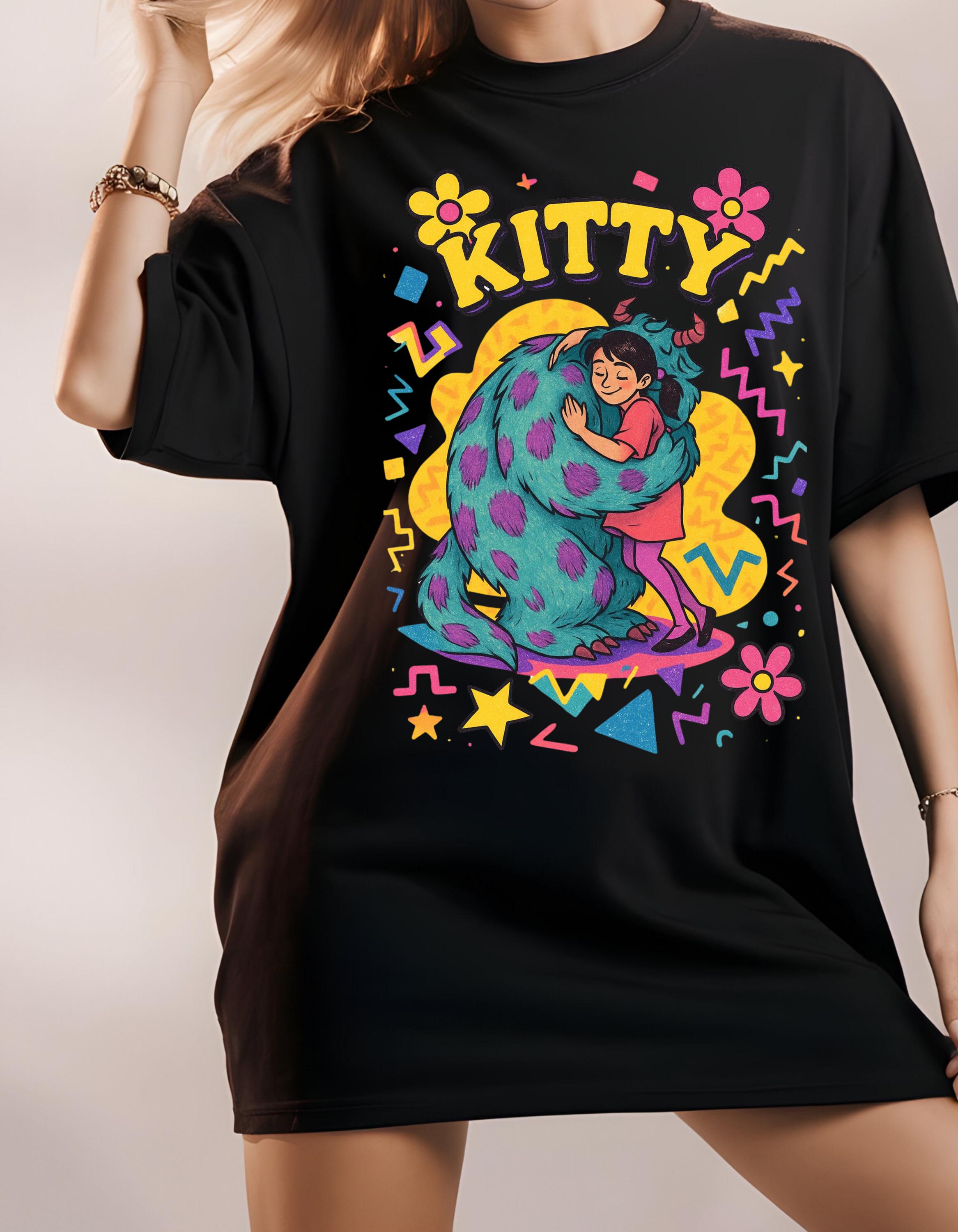 Parody Whimsical Kitty Graphic Tee: Fun Cat Lover Gift for Festivals, Birthdays & Cozy Days